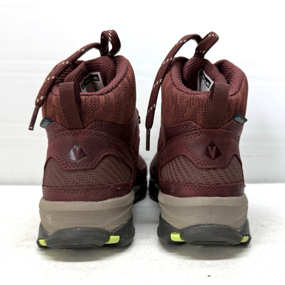 Vasque Talus AT UltraDry Boots Women's 7.5 Wide Rum Raisin Burgundy 7385 Hiking - Picture 9 of 10